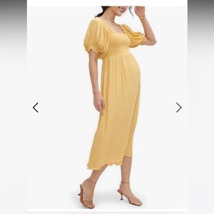 HATCH/ MADEWELL- The Elia Dress
Canary Floral / 2 /MATERNITY